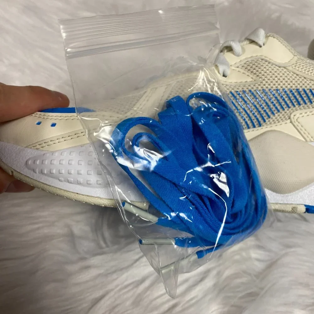 Puma RS-X Low Mens Running Shoes White Blue 385426-01 NEW Size 6 / WMNS 7.5 - Picture 8 of 8